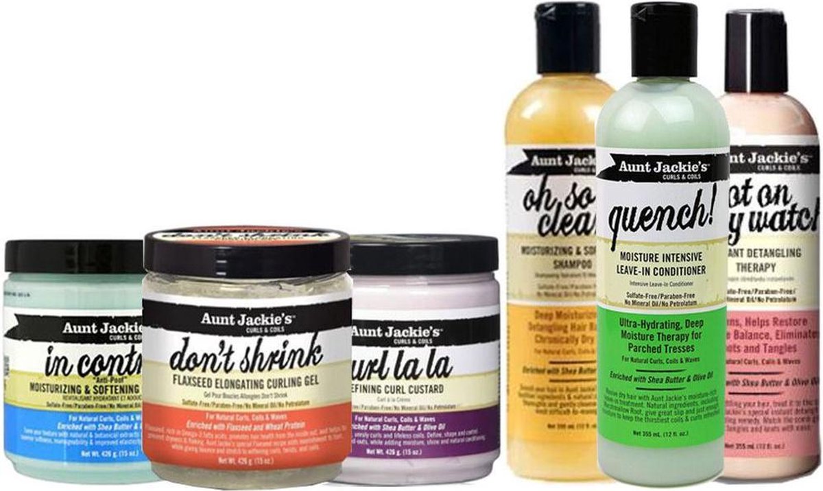 Aunt Jackie’s Hair Care 6 piece set