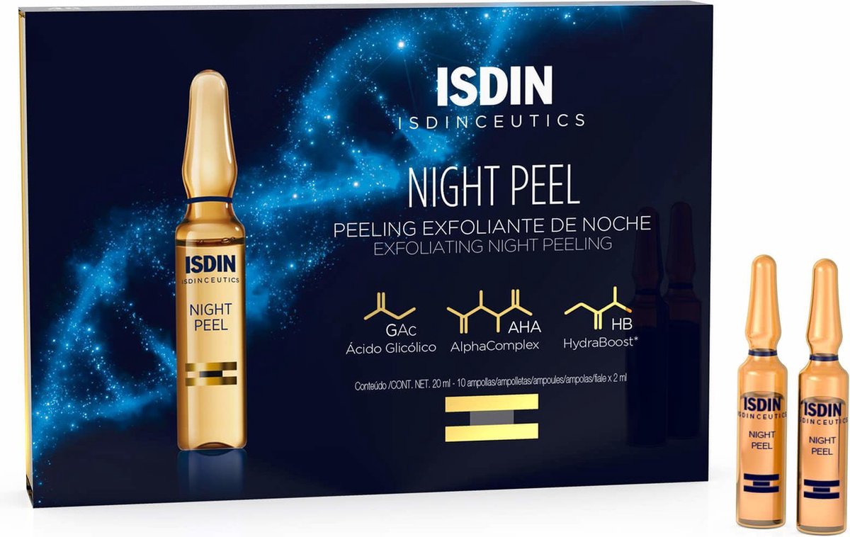 ISDIN Night Peel Gezichtsserum 20 ml Vrouwen