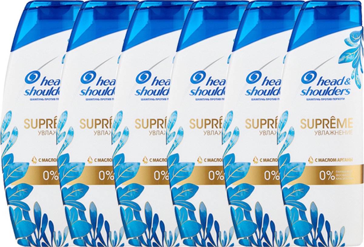 Head & Shoulders Shampoo Suprême Hydration 6 x 300ml - Voordeelverpakking