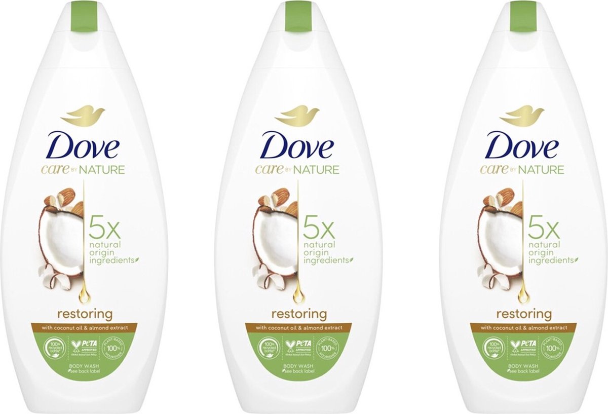 Dove Douchegel - Restoring Ritual - 3 x 225 ml