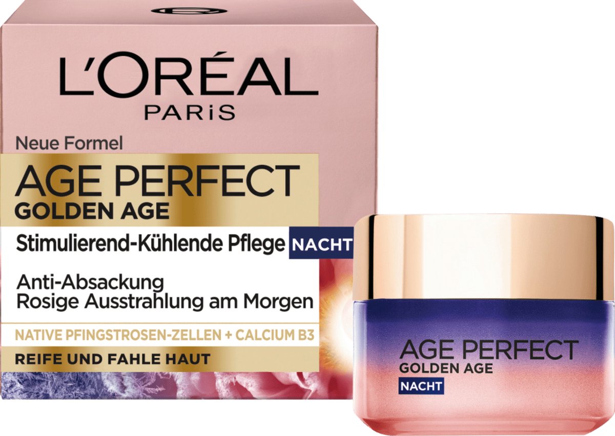 L'ORÉAL PARIS Nachtcrème Age Perfect Golden Age, 50 ml