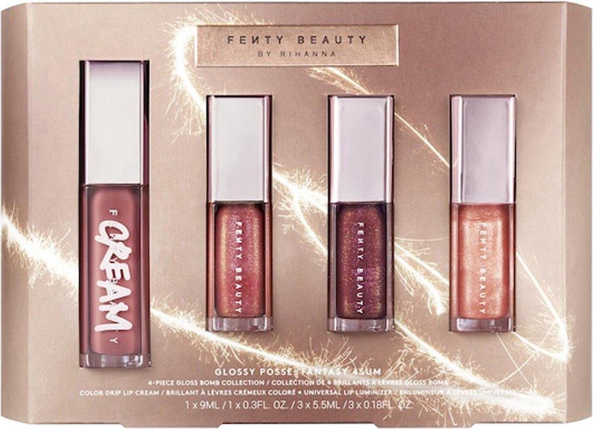Fenty Beauty Glossy Posse Fantasy 4sum - Gloss Bomb Cream Intense - Gloss Bomb Universal Lip Luminizer