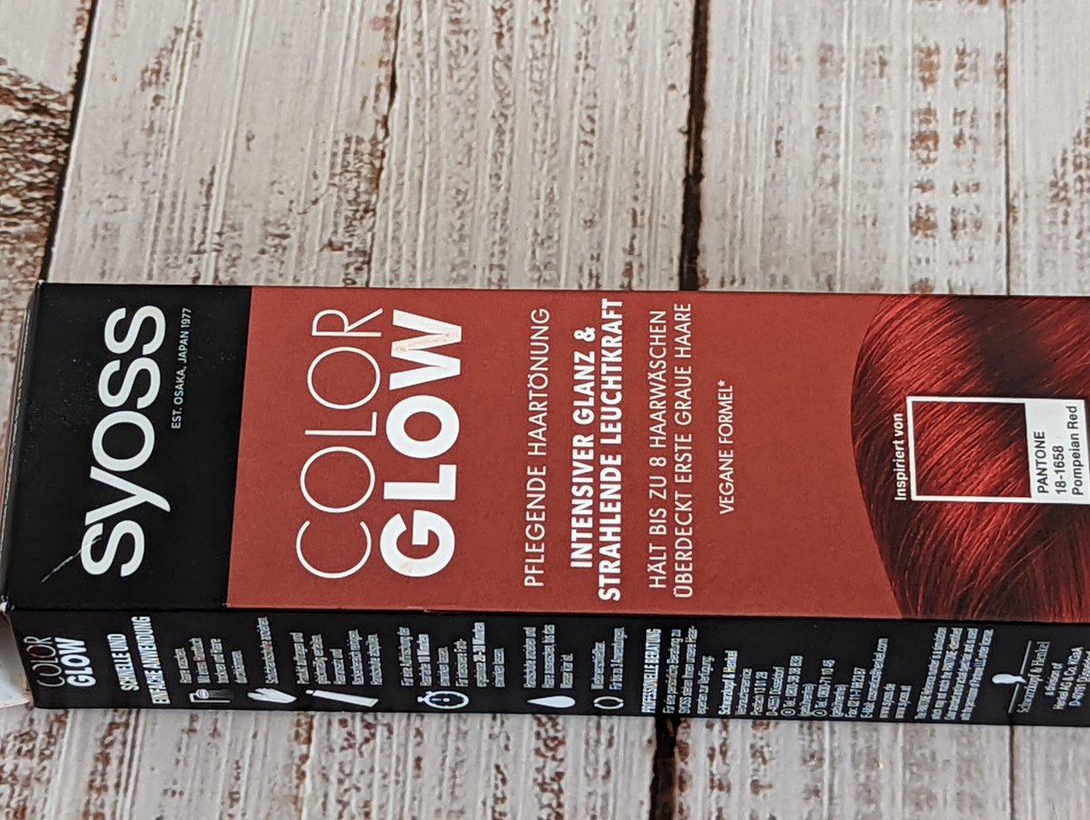 SYOSS COLOR GLOW POMPEIAN RED VERZORGENDE KLEUROPFRISSER