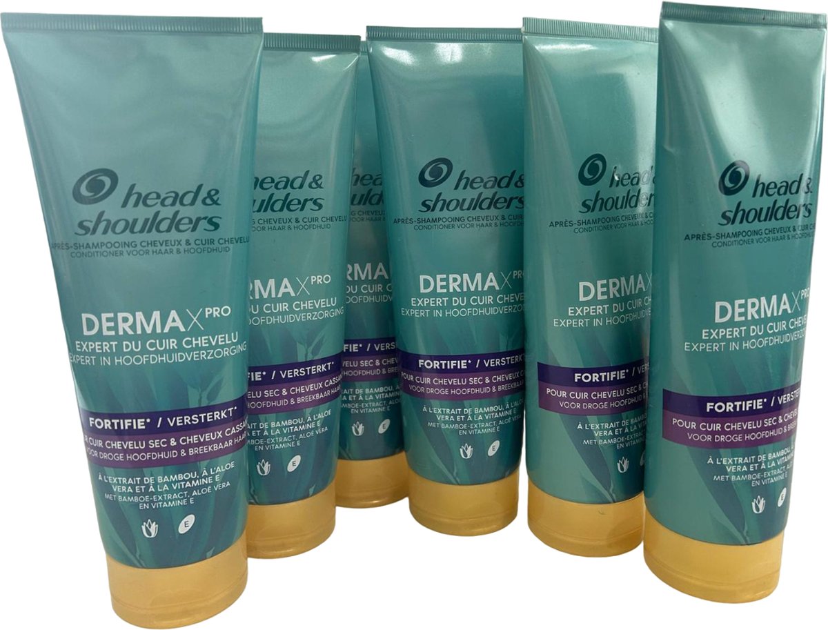 Head & Shoulders Dermaxpro Fortifie Conditioner Volumeverpakking 6x200ml