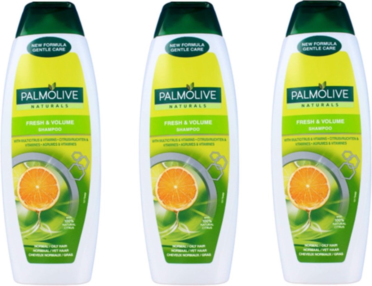 Palmolive Naturals Shampoo - Fresh & Volume 350ml x 3
