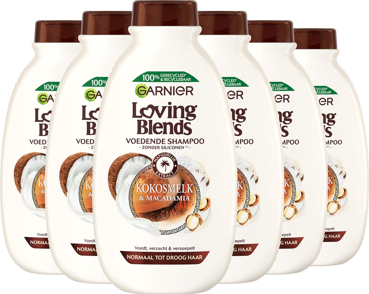 Garnier Loving Blends Kokosmelk en Macadamia Shampoo - 300 ml