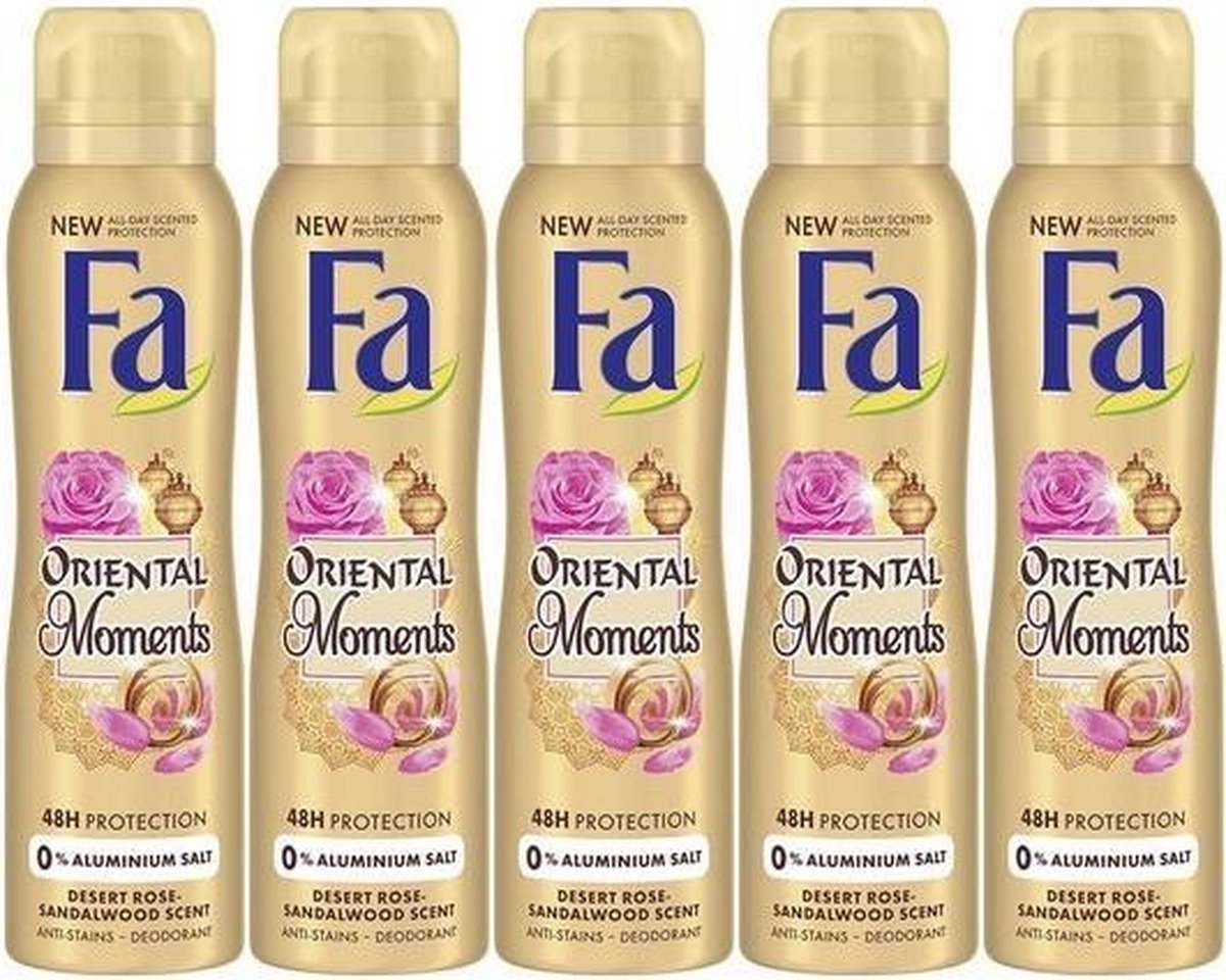 FA Deospray oriental moments 150ml - Multipak 5 stuks