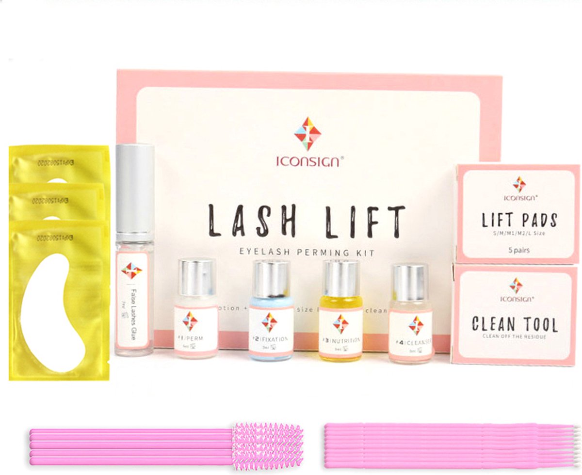 Upgraded Wimper Lifting Set - Lash Lift Kit- Lashlift - Extra Uitgebreide Editie - 45 Delig
