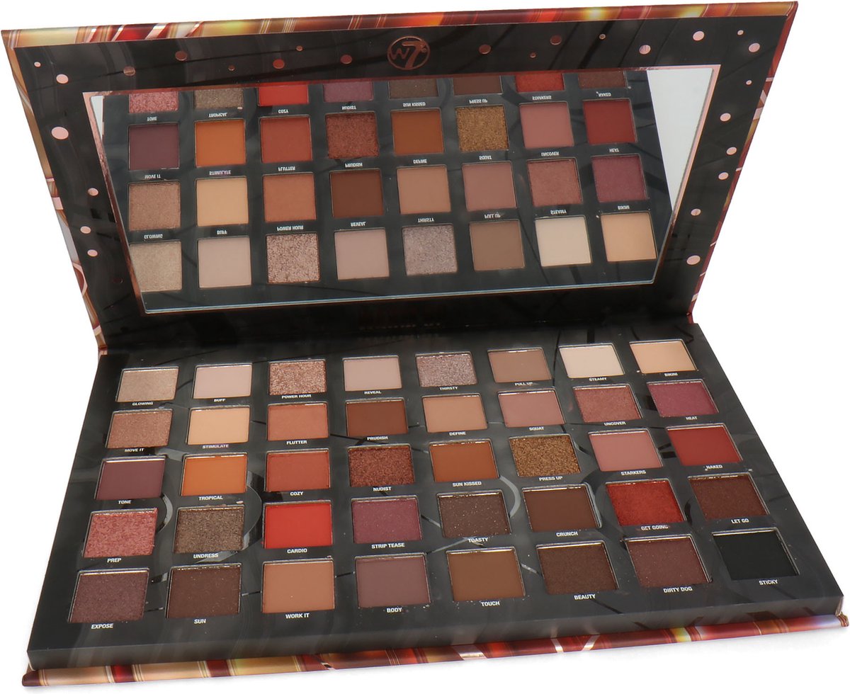 W7 Warm Up The Hottest Nudes Oogschaduw Palette