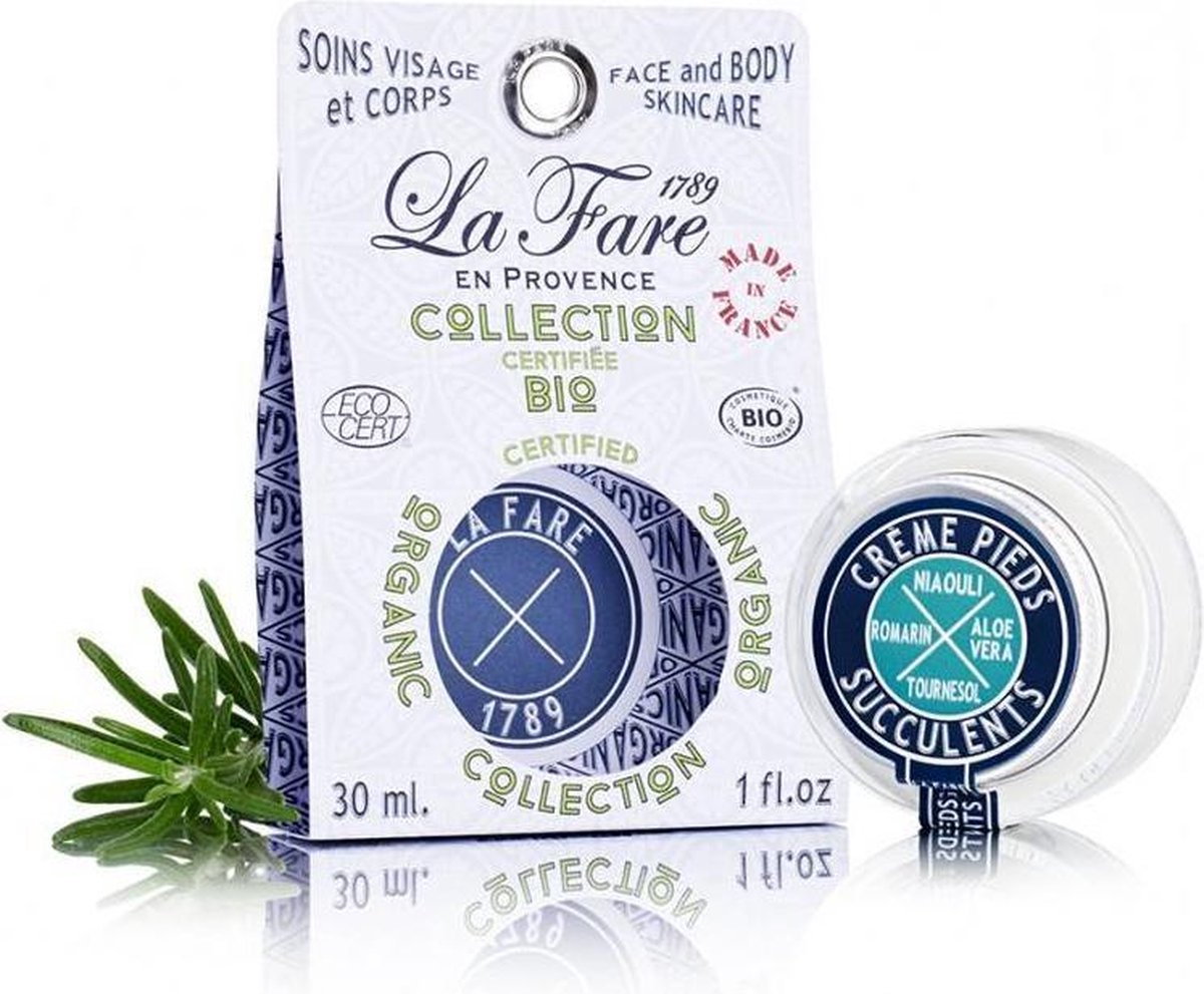 La Fare Voetencrème Succulent Dames Vegan 30 Ml Wit