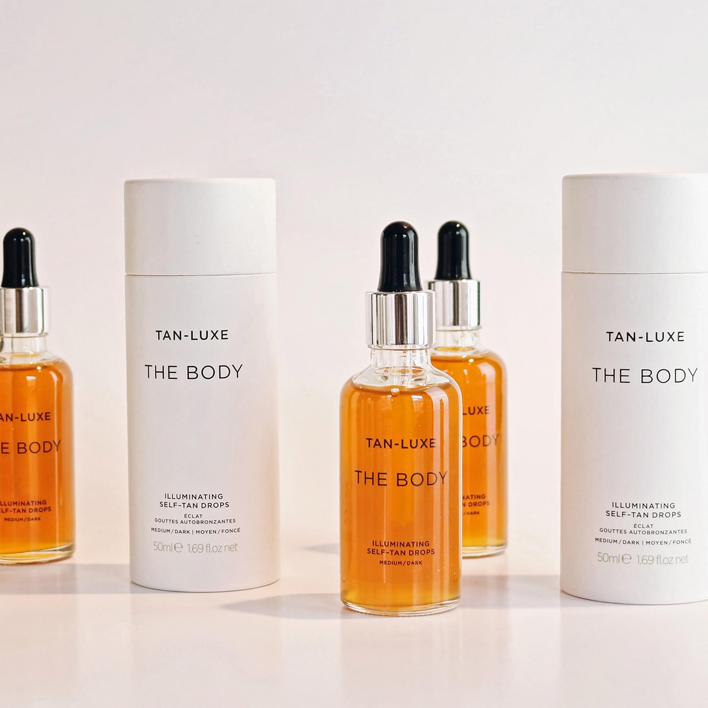 Tan-Luxe The Body Verhelderende Zelfbruinende Druppels 50 ml - Medium/Dark