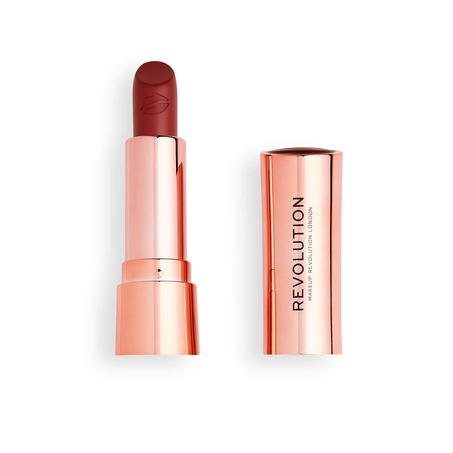 Makeup Revolution Satin Kiss Lipstick (Various Shades) - Chauffeur