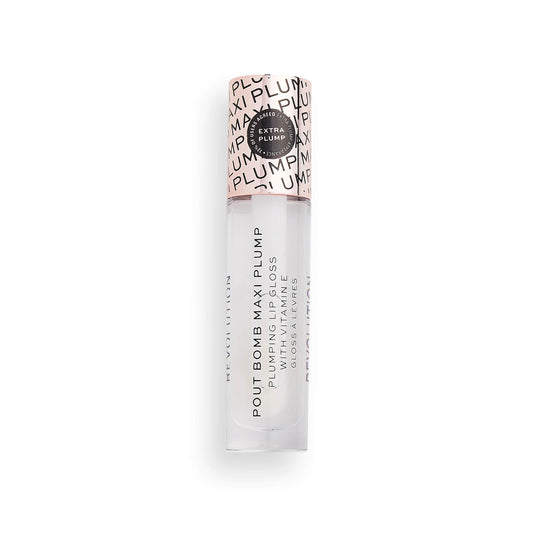 Makeup Revolution Pout Bomb Maxi Plump Lip Gloss 8.5ml (Various Shades) - Glaze