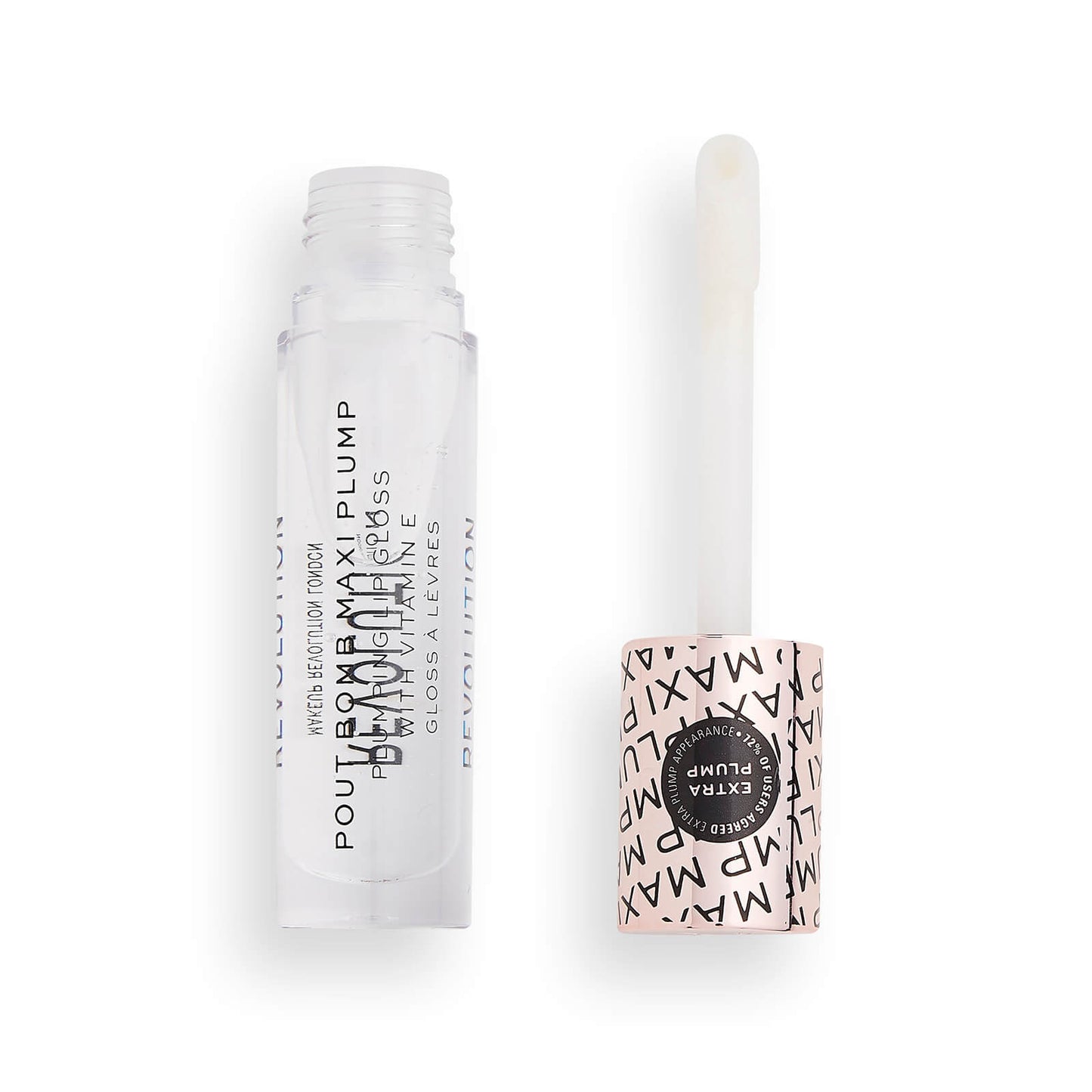 Makeup Revolution Pout Bomb Maxi Plump Lip Gloss 8.5ml (Various Shades) - Glaze