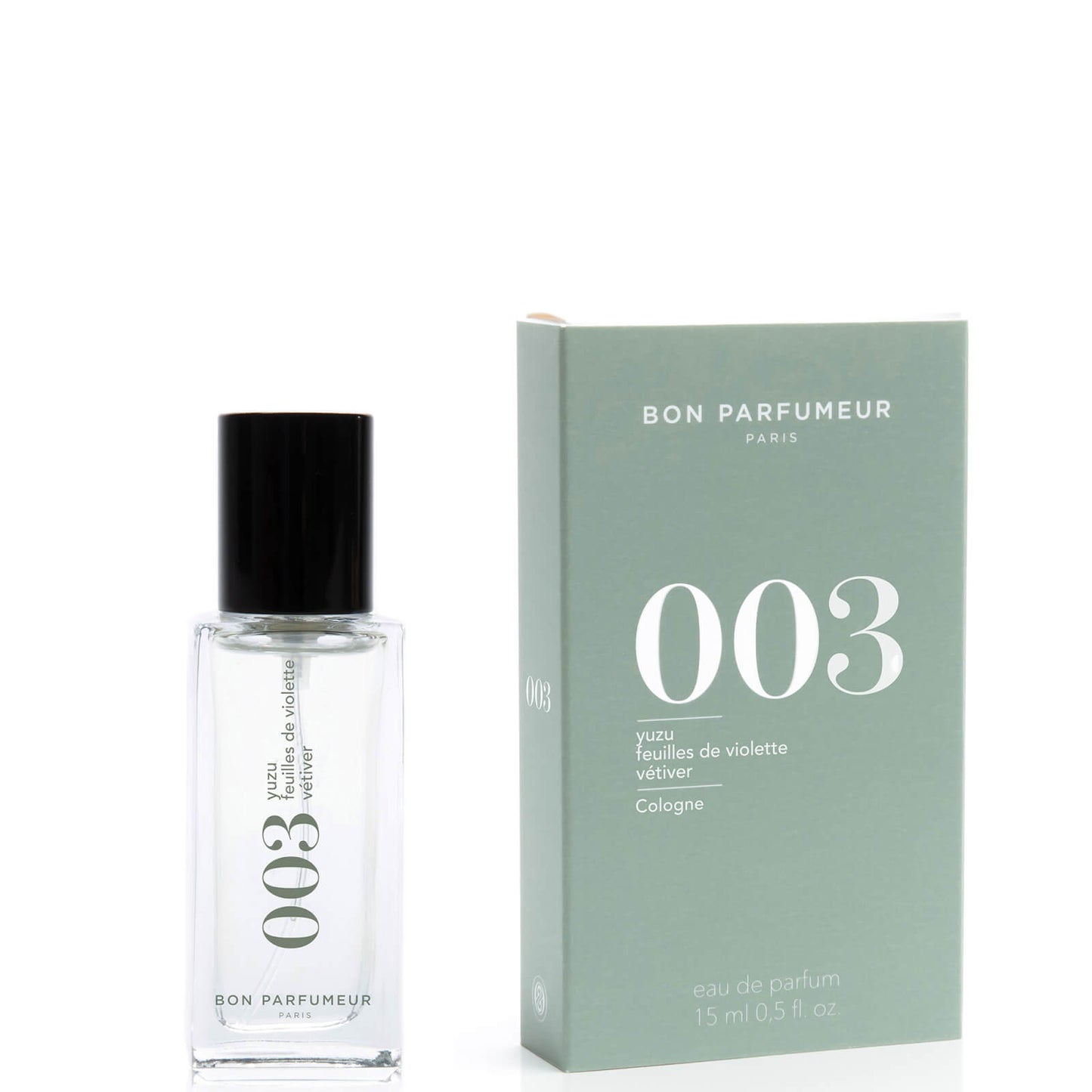 Bon Parfumeur 003 Yuzu Violet Leaves Vetiver Eau de Parfum - 30ml