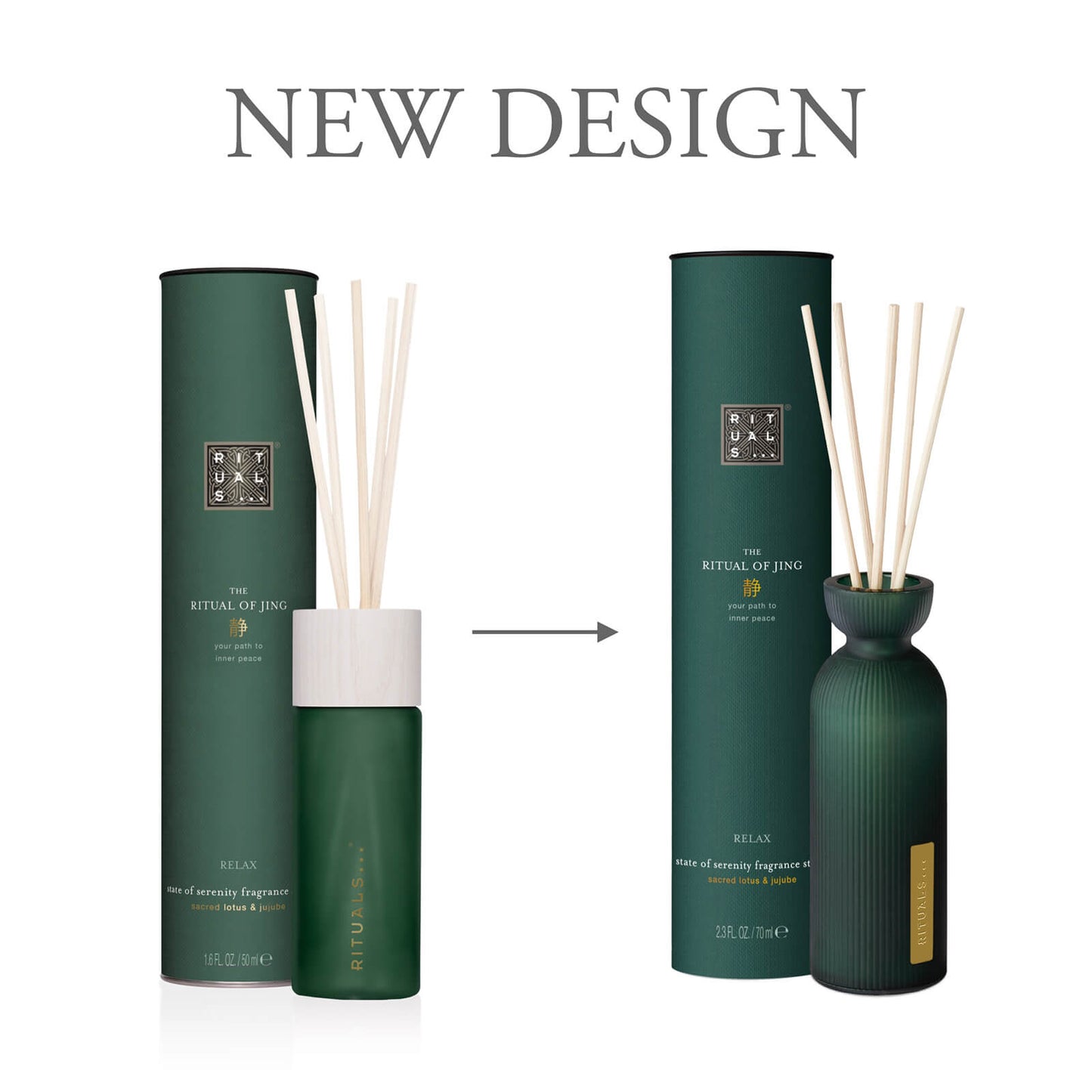 Rituals The Ritual of Jing Subtle Floral Lotus & Jujube Mini Reed Diffuser 70ml