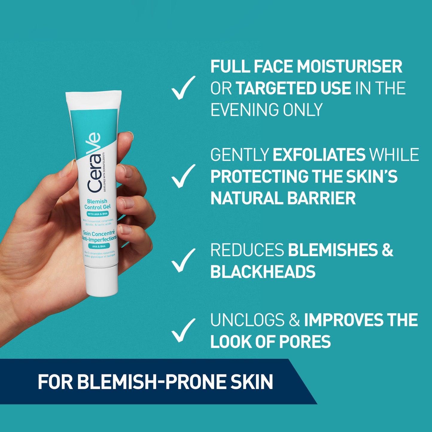 Blemish Control Gel Moisturiser with 2% Salicylic Acid & Niacinamide