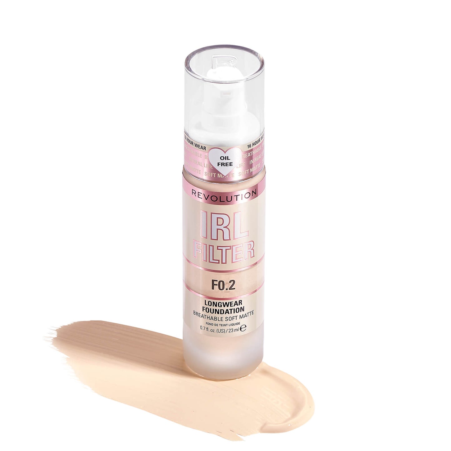 Makeup Revolution IRL Filter Longwear Foundation 23ml (Various Shades) - F0.1