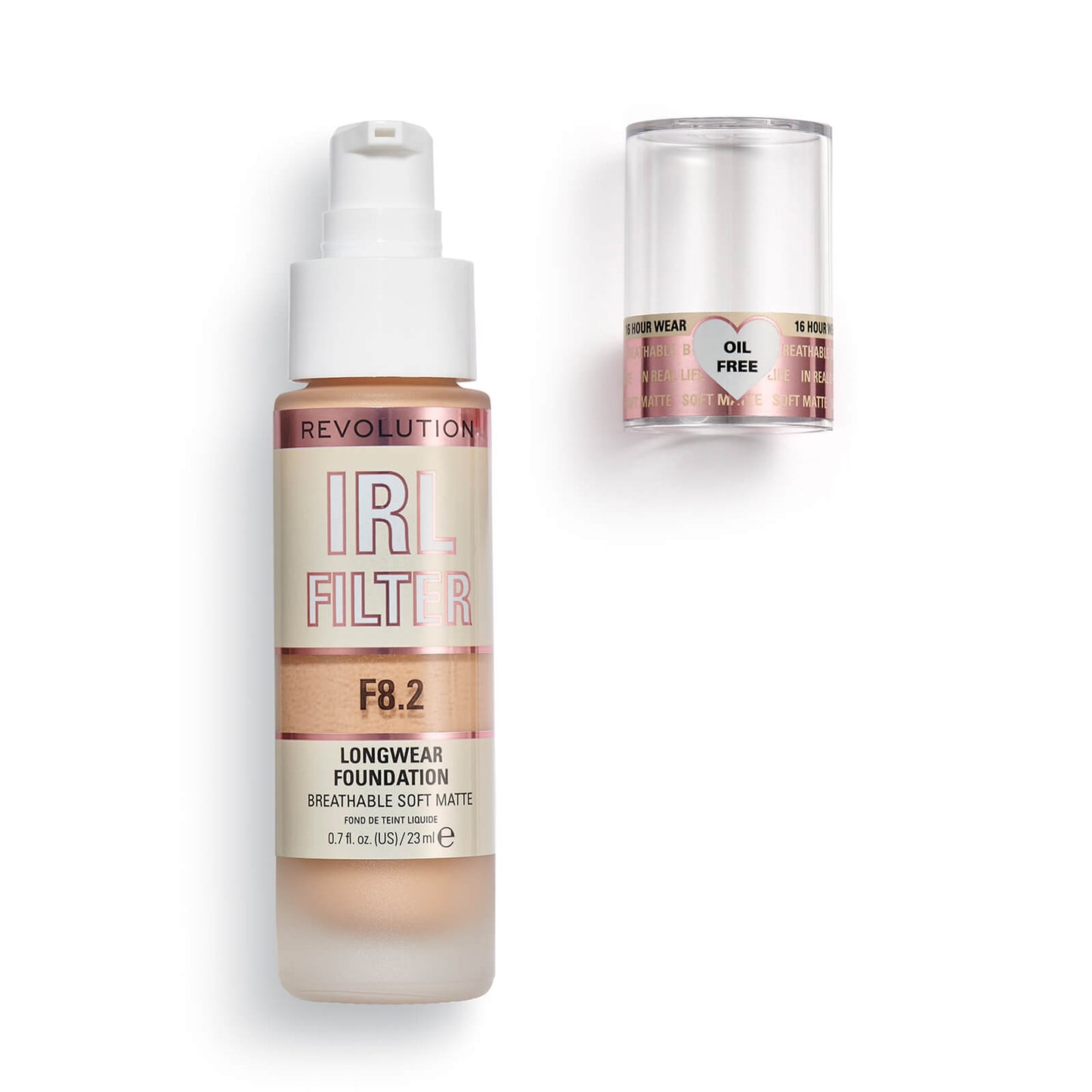 Makeup Revolution IRL Filter Longwear Foundation 23ml (Various Shades) - F0.1
