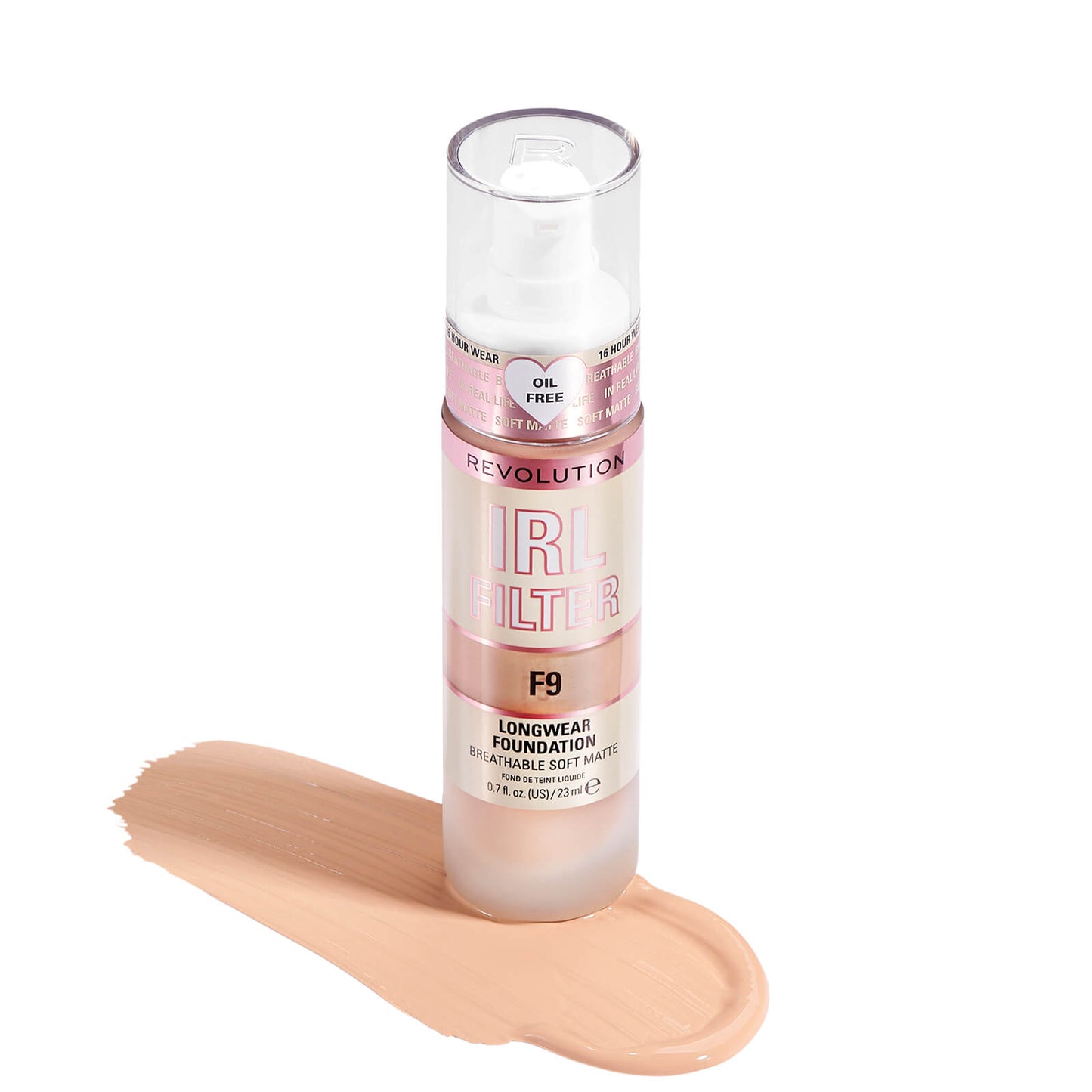 Makeup Revolution IRL Filter Longwear Foundation 23ml (Various Shades) - F0.1