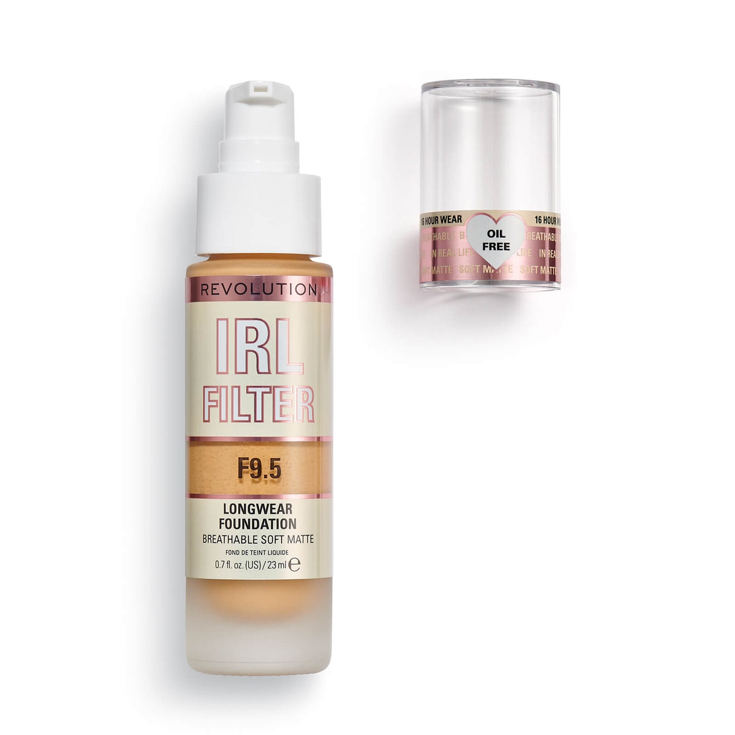 Makeup Revolution IRL Filter Longwear Foundation 23ml (Various Shades) - F0.1