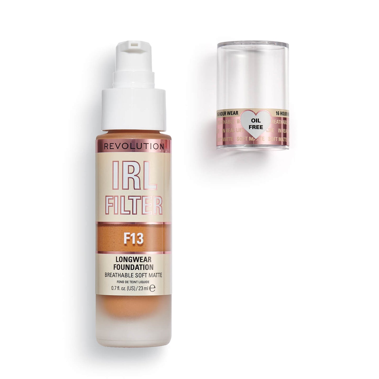 Makeup Revolution IRL Filter Longwear Foundation 23ml (Various Shades) - F0.1