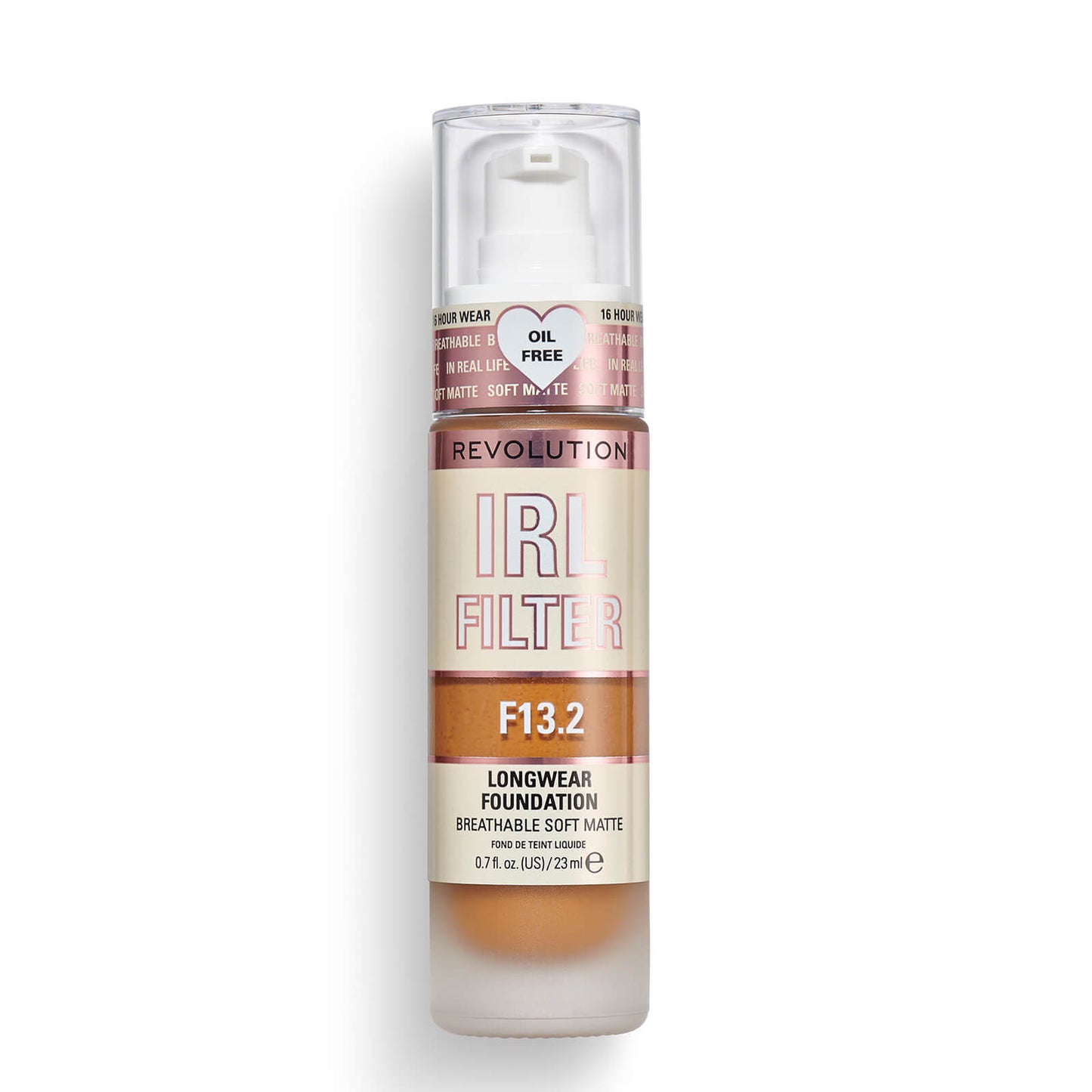 Makeup Revolution IRL Filter Longwear Foundation 23ml (Various Shades) - F0.1