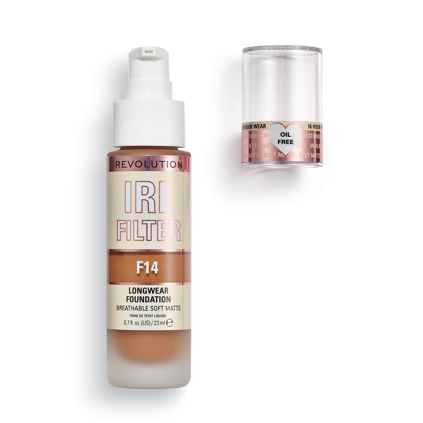 Makeup Revolution IRL Filter Longwear Foundation 23ml (Various Shades) - F0.1