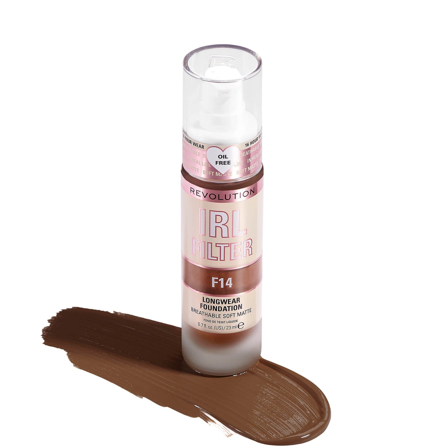 Makeup Revolution IRL Filter Longwear Foundation 23ml (Various Shades) - F0.1