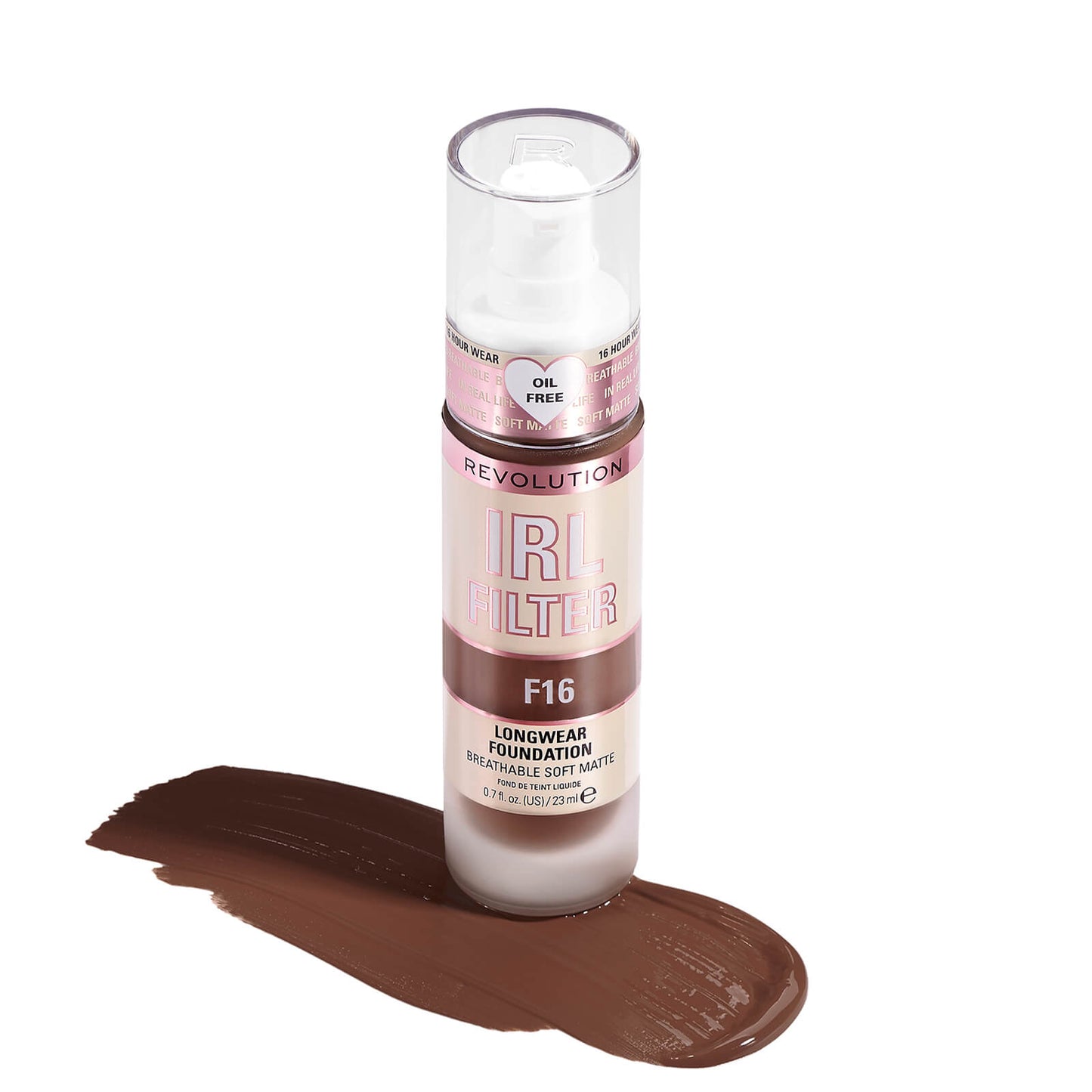 Makeup Revolution IRL Filter Longwear Foundation 23ml (Various Shades) - F0.1