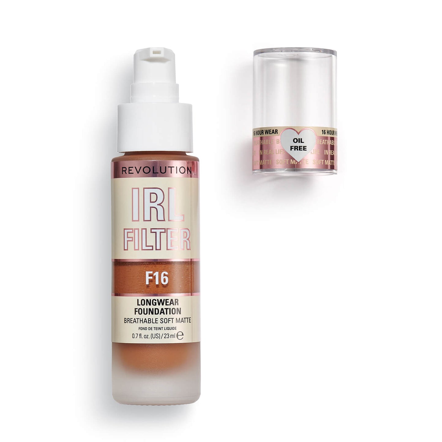 Makeup Revolution IRL Filter Longwear Foundation 23ml (Various Shades) - F0.1