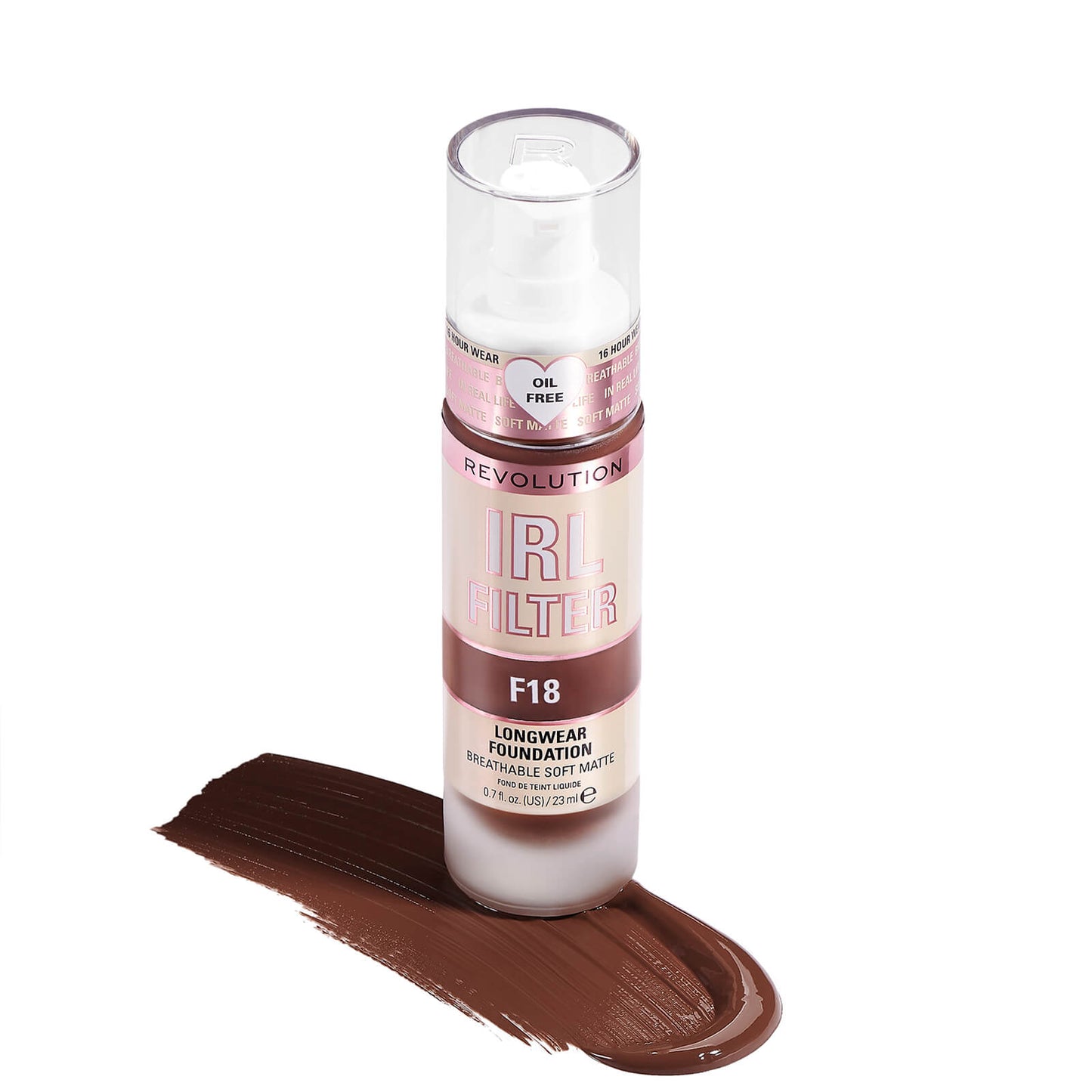 Makeup Revolution IRL Filter Longwear Foundation 23ml (Various Shades) - F0.1