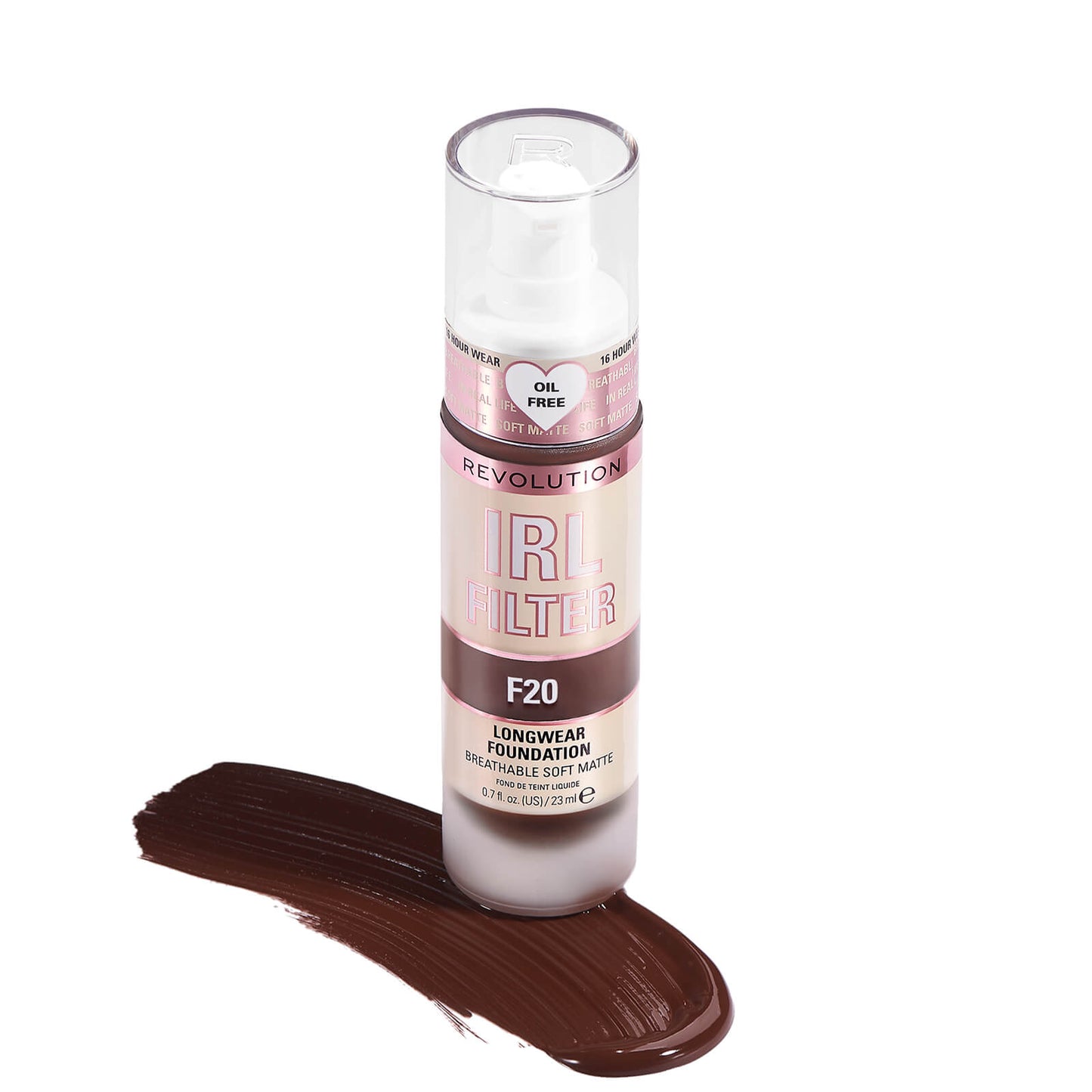 Makeup Revolution IRL Filter Longwear Foundation 23ml (Various Shades) - F0.1