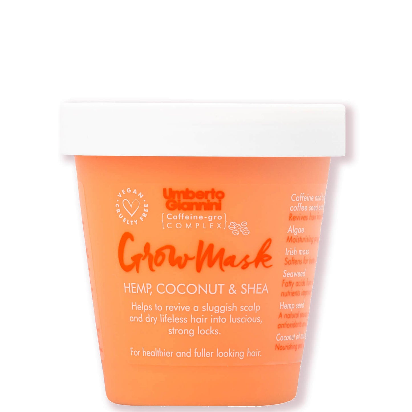 Umberto Giannini Grow Mask Hemp, Coconut & Shea