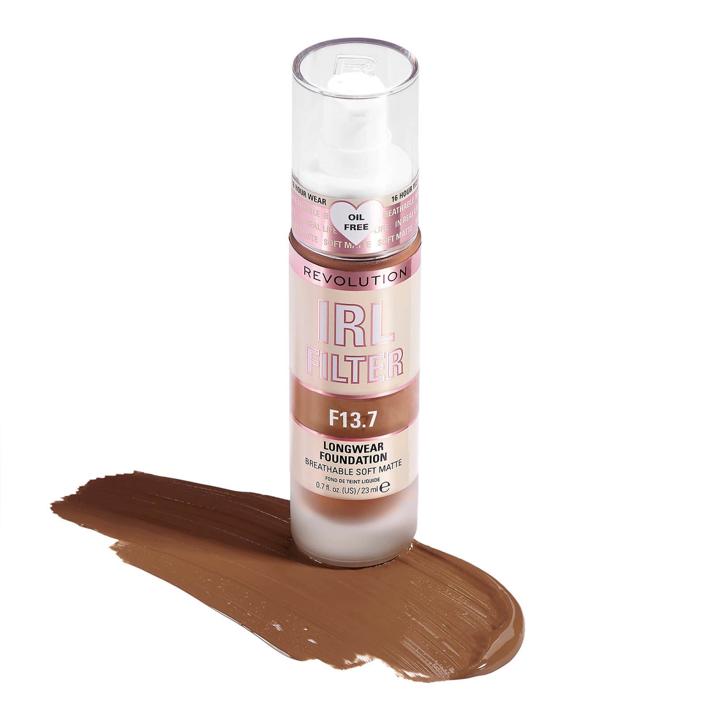 Makeup Revolution IRL Filter Longwear Foundation 23ml (Various Shades) - F0.1