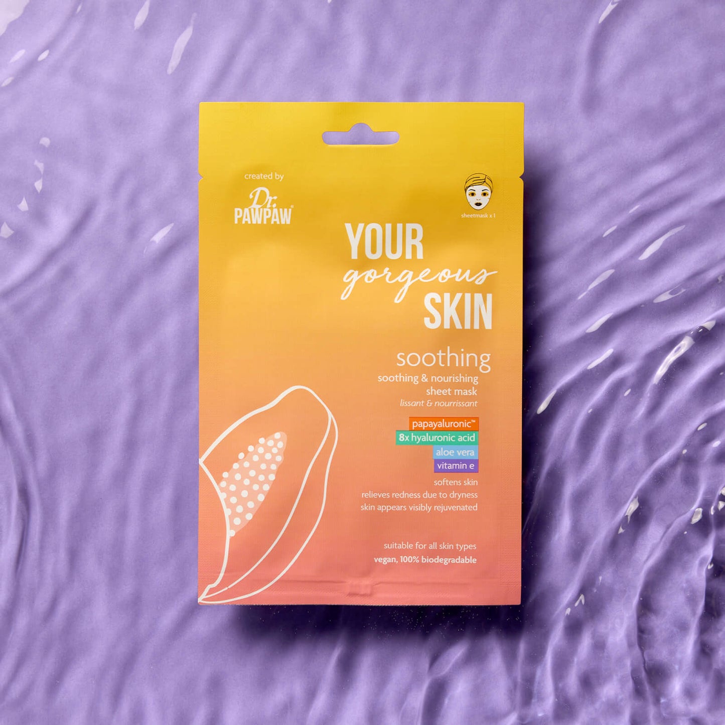 Dr. PawPaw Dr. Pawpaw Your Gorgeous Skin Sheet Mask Soothing