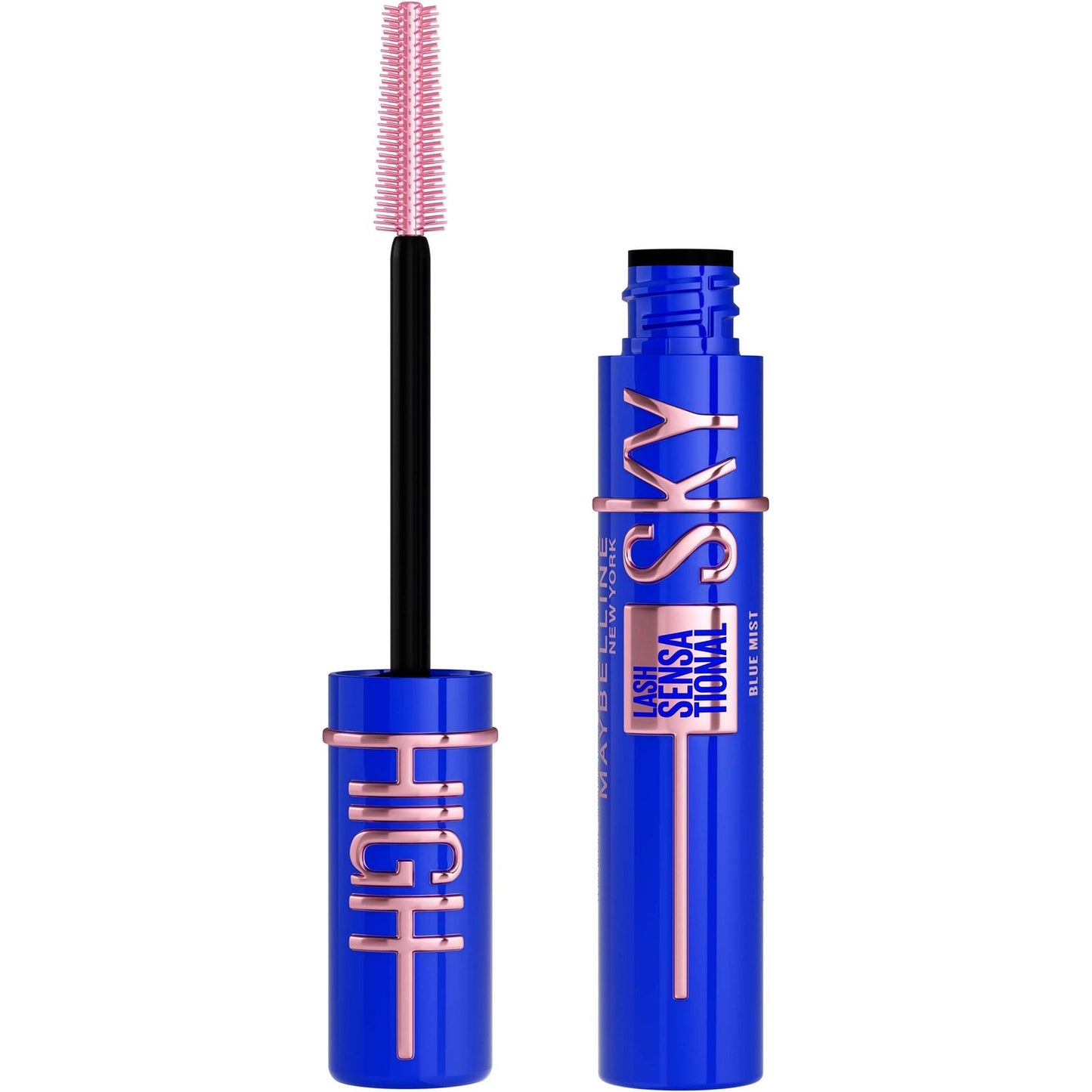 Maybelline Lash Sensational Sky High Volumizing and Thickening Eyelash Lengthening Mascara (Various Shades) - Blue Mist