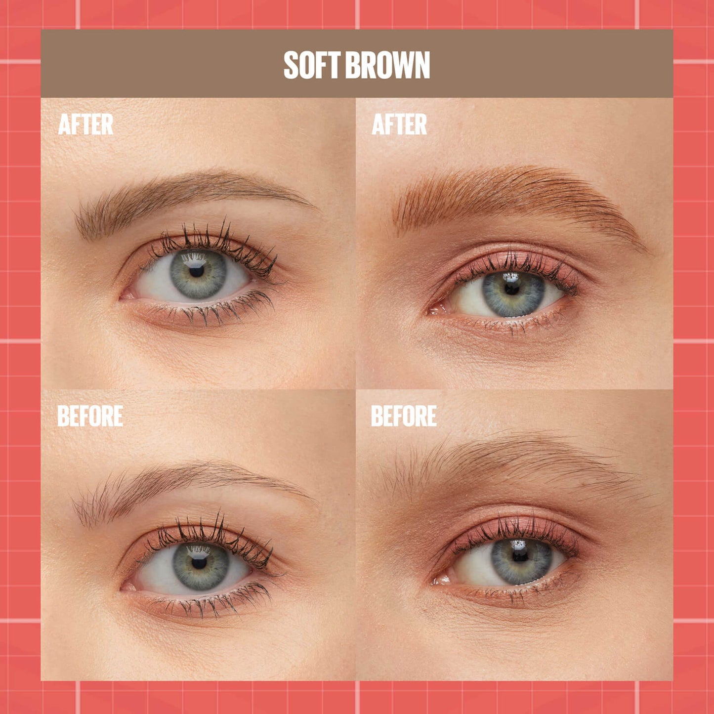Maybelline Build-A-Brow 2 Easy Steps Eye Brow Pencil and Gel (Various Shades) - Blonde