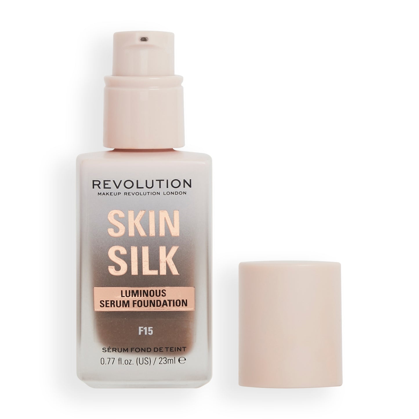Makeup Revolution Silk Serum Foundation 23ml (Various Shades) - F0.5