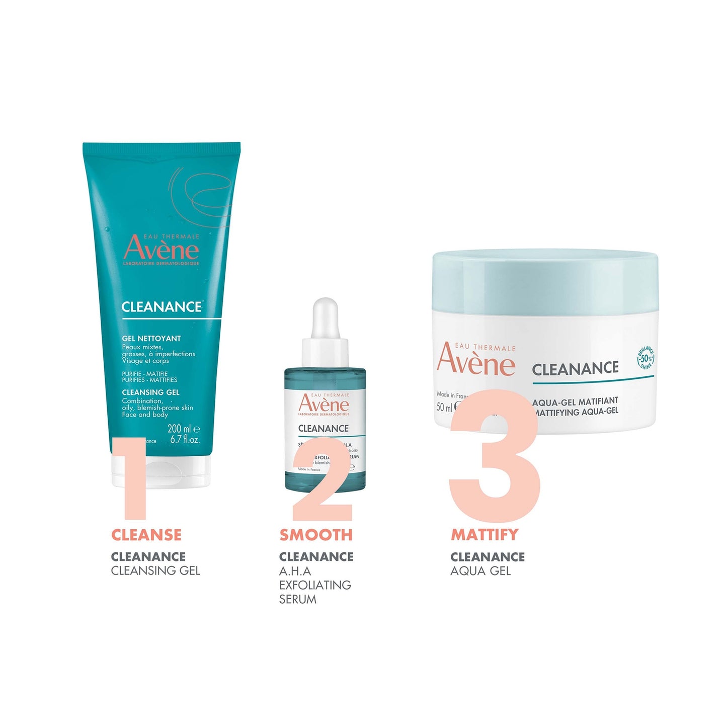 Avène Cleanance Mattifying Aqua-Gel 50ml