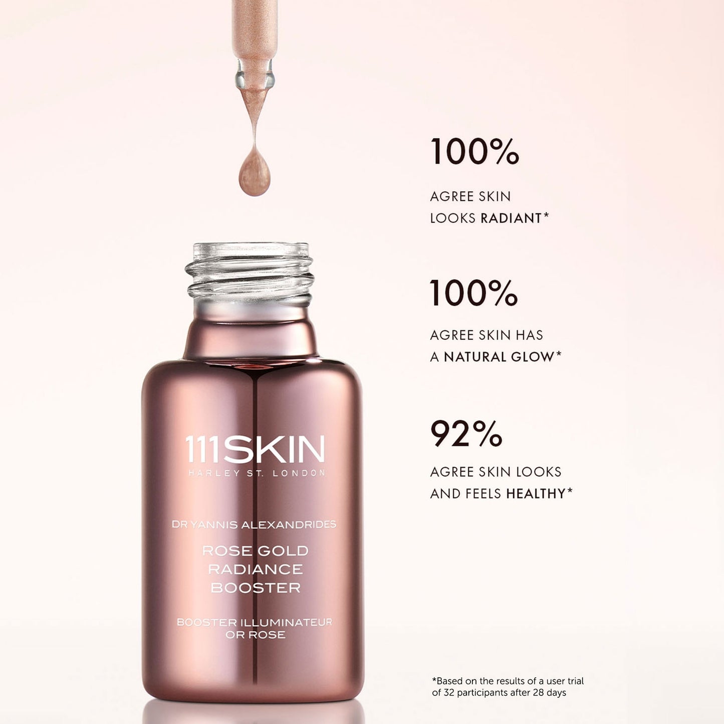 111SKIN Rose Gold Radiance Booster Serum 20ml