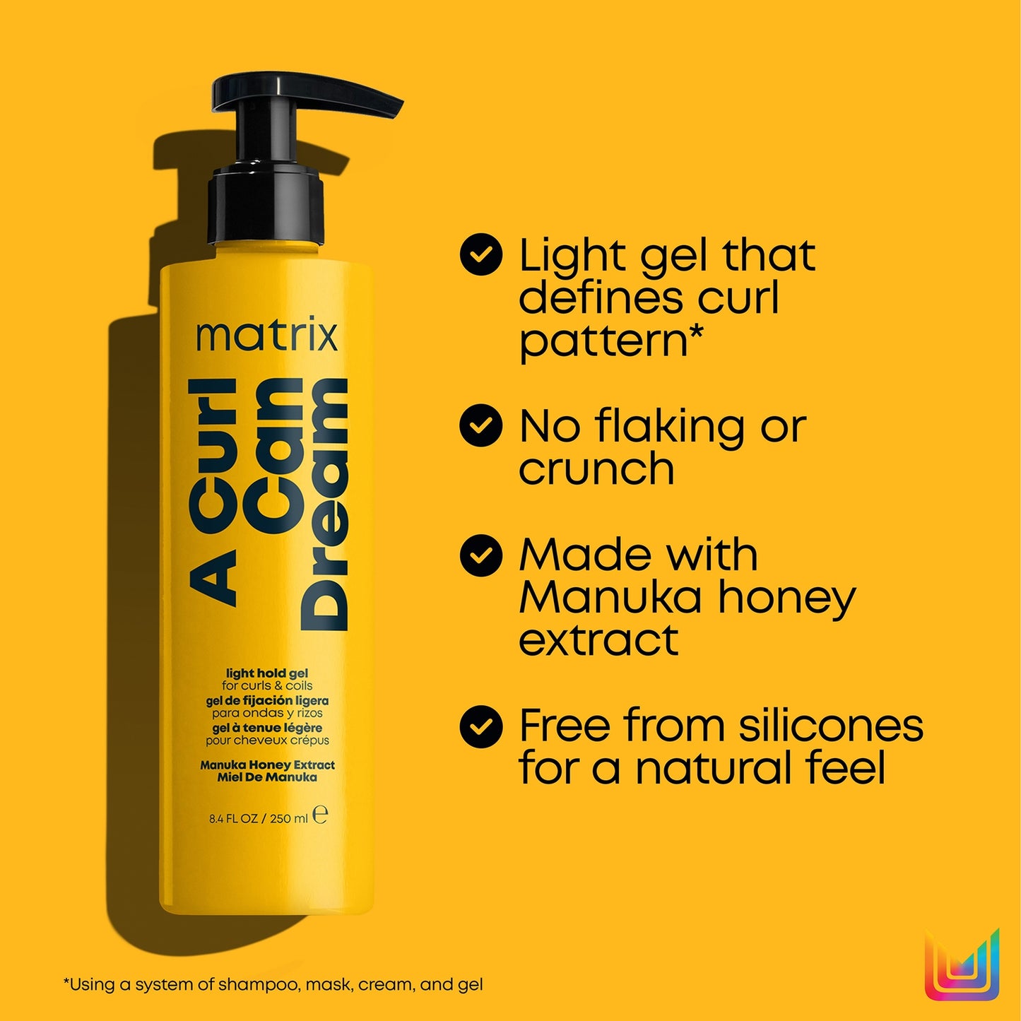 Matrix A Curl Can Dream Light Hold Gel
