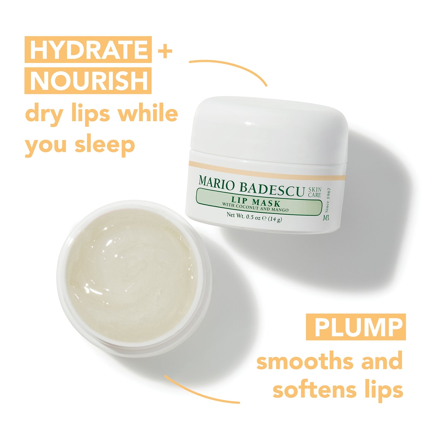 Mario Badescu Lip Mask with Coconut & Mango