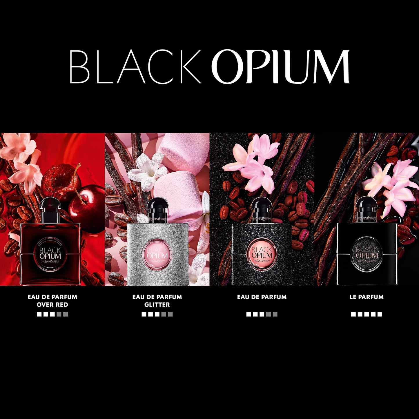 Yves Saint Laurent Black Opium Eau De Parfum Glitter