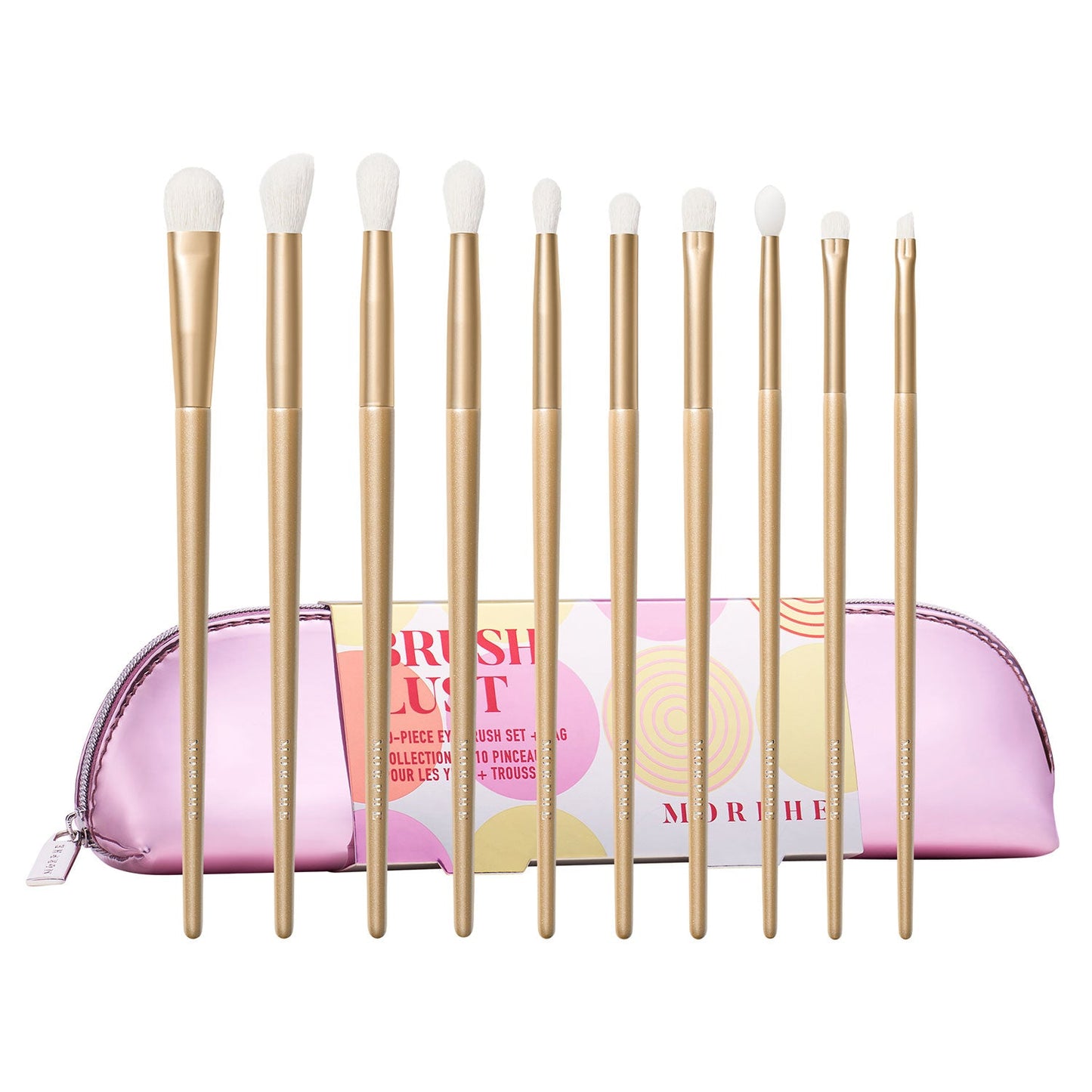Morphe Brush Lust 10-Piece Eye Brush Set + Bag