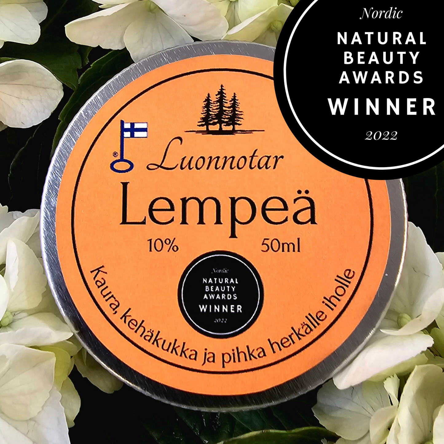 Pihkasalva Lempeä 10% hellävaraiseen ihon hoitoon