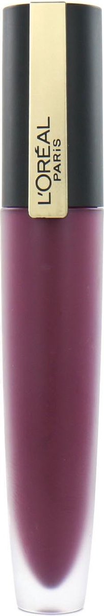 L'Oréal Paris Rouge Signature Lippenstift - 104 I Rebel - Paars - Matte Vloeibare Lipstick
