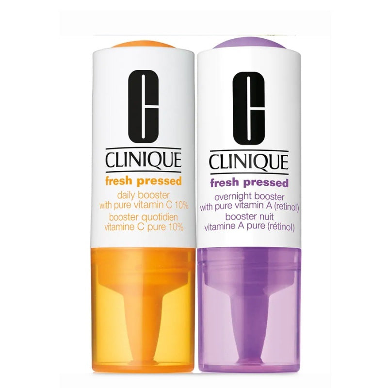 Clinique Fresh Pressed Daily & Overnight Boosters with Pure Vitamin C 10% + A Gezichtsserum st.