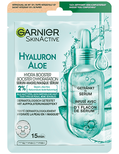 SkinActive Hyaluron Aloe Hydra Booster Serum Masker