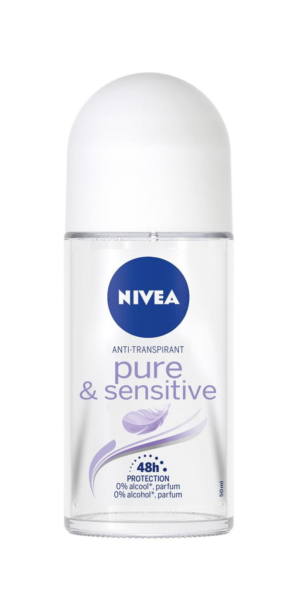 NIVEA Pure & Sensitive Anti-Transpirant Roll-on 50ml